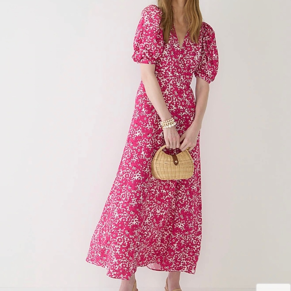 J. Crew Collection Floral Long Dress